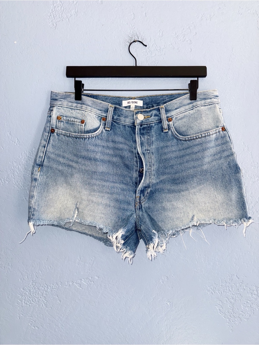 Redone 70s High Rise Shorts Size 31